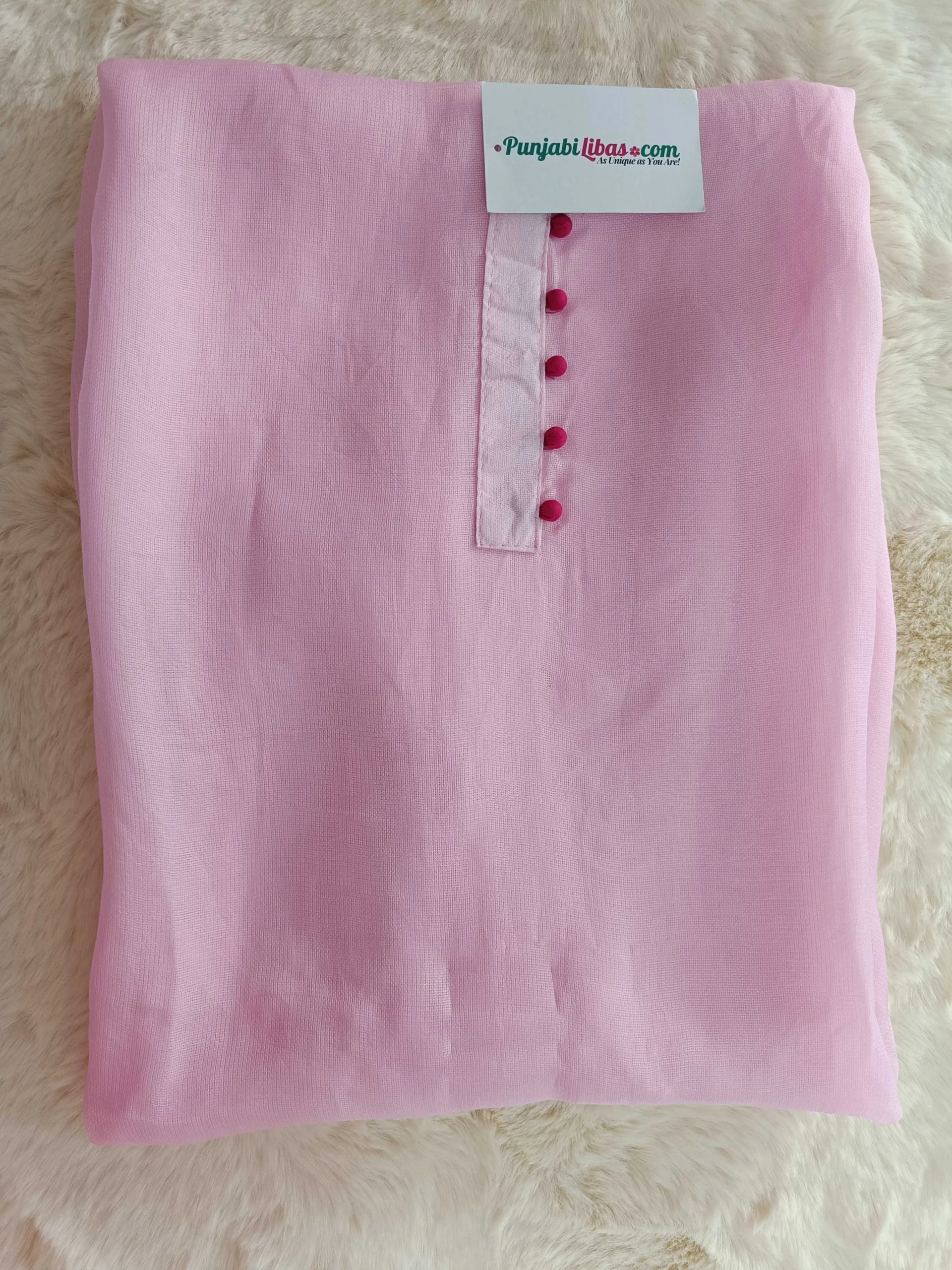 Burberry | Pink & Magenta | Tie-Dye & Embroidered Elegance | Unstitched Suit - Image 3