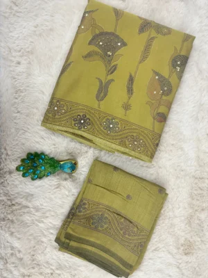 Cotton unstitched suit