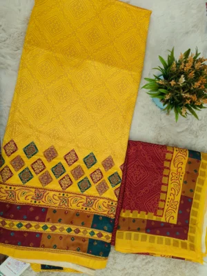 Crepe Unstitched Suit Ari Work