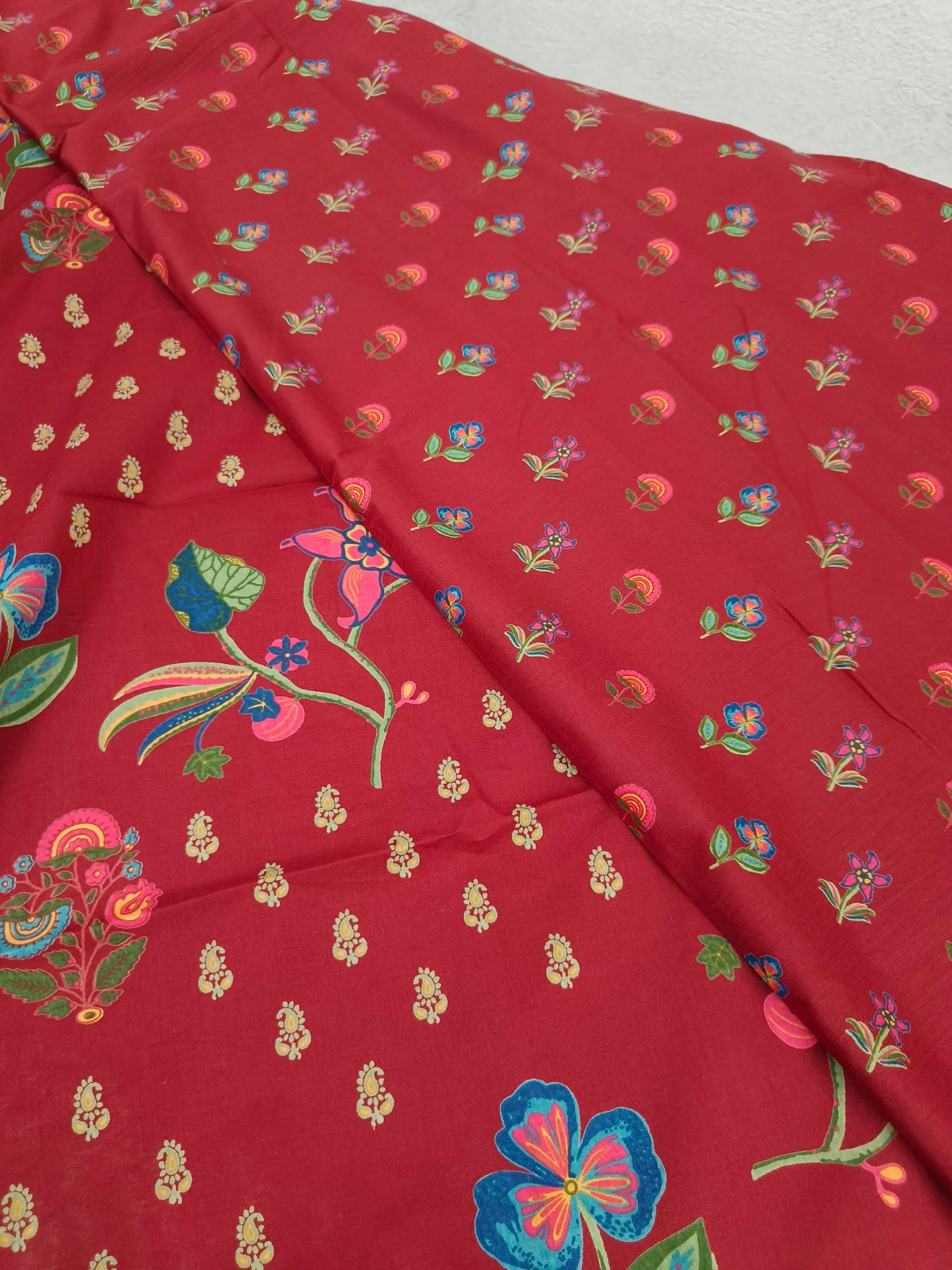 cotton-red-floral-printed-unstitched-suit