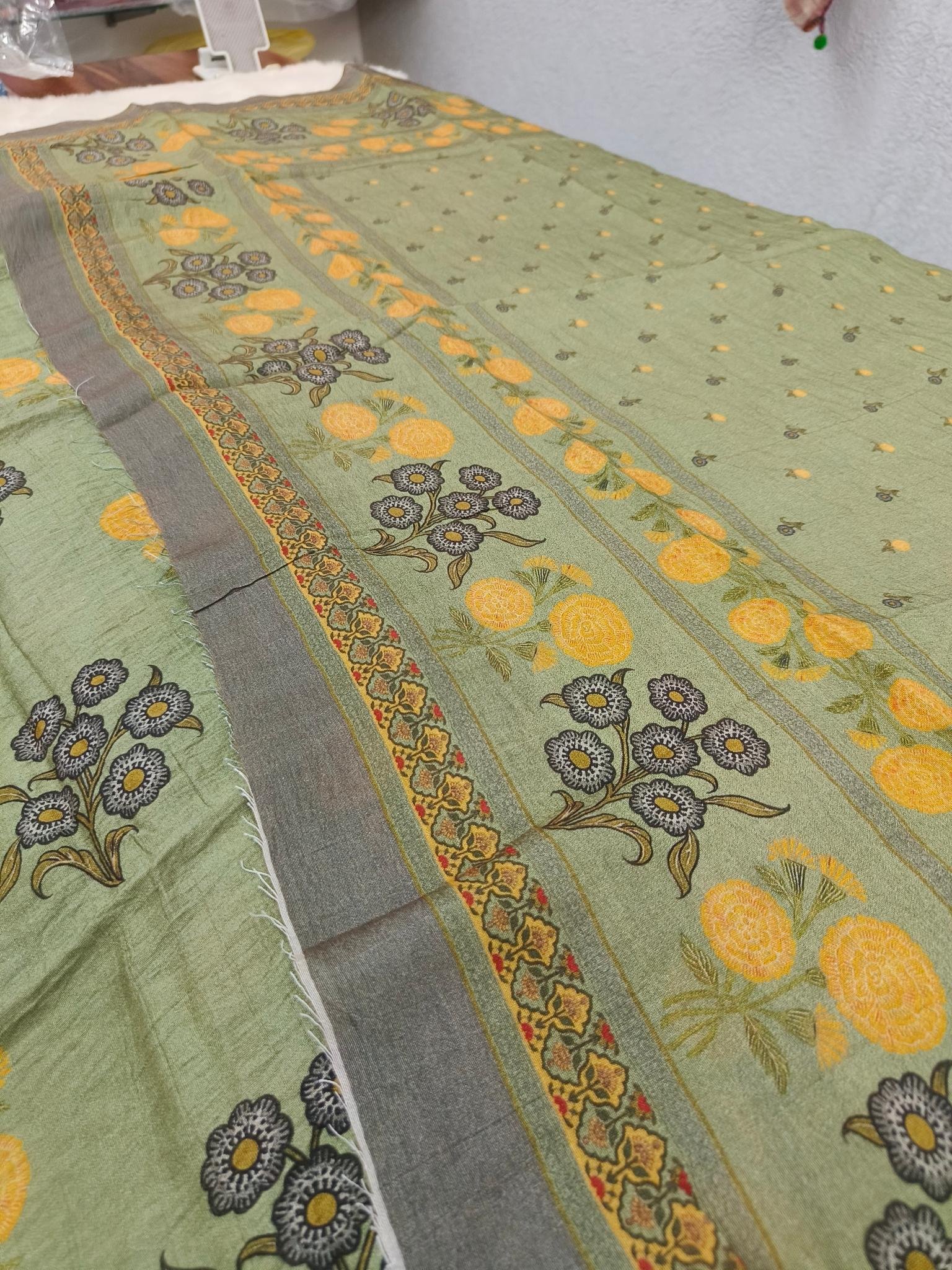 Moongra Silk Unstitched Suit