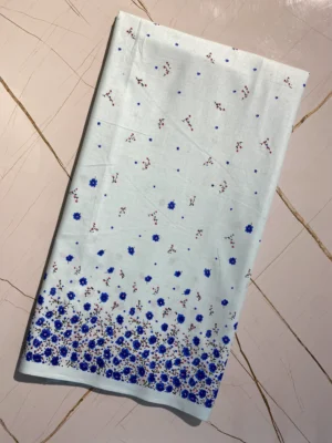 Cotton Unstitched Suit Fabric Floral Printed