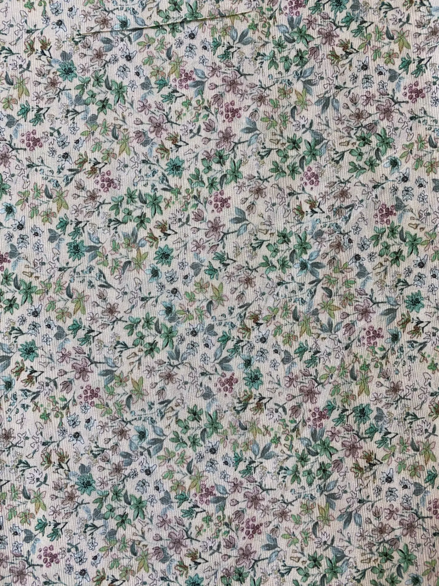 Muslin Fabric | Fluorescent Shirt | Green Bottom | Printed Floral Pattern | Unstitched Suit Material