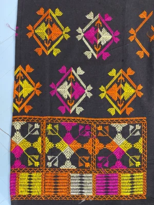Cotton | Navy Blue | Phulkari Embroidery | Unstitched Kurti